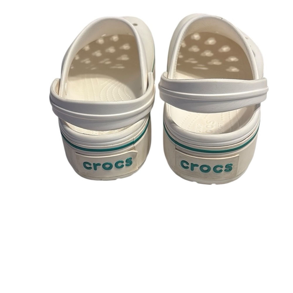 CROCS White Platform Classic Mules - Picture 4 of 11